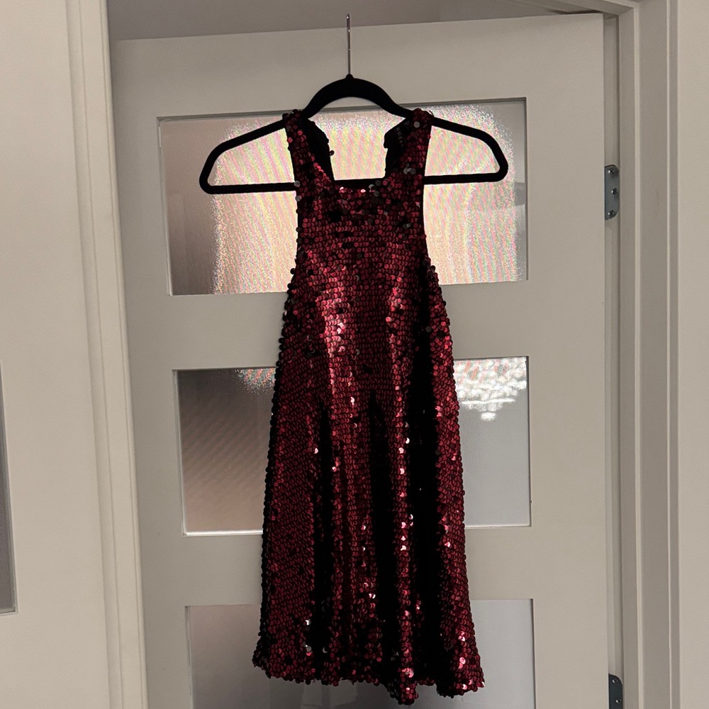 Guess Red Sequin Dress